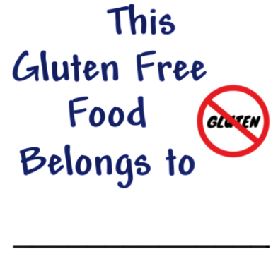 This Gluten Free Snack Belongs to